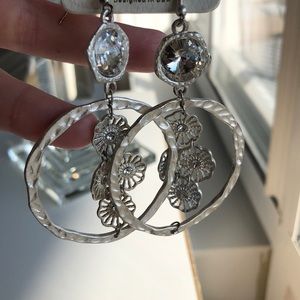 Silver earrings